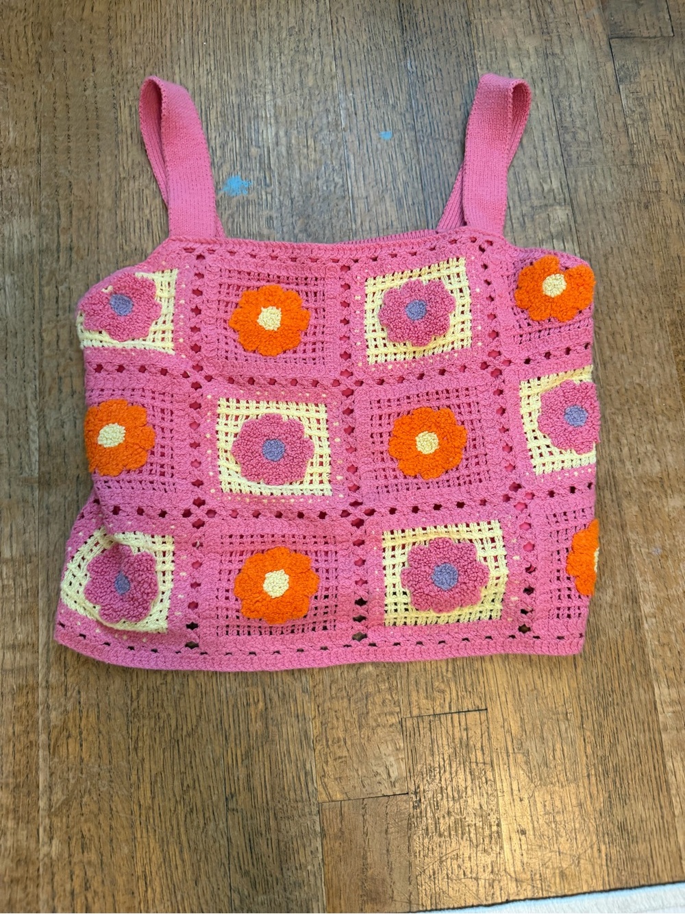 Design History Pink Knit Tank - XL